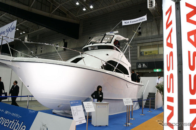 【ボートショー07】日産マリーン、今年は昨年の2割増を目指す