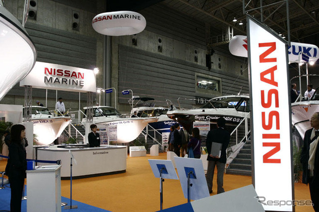 【ボートショー07】日産マリーン、今年は昨年の2割増を目指す