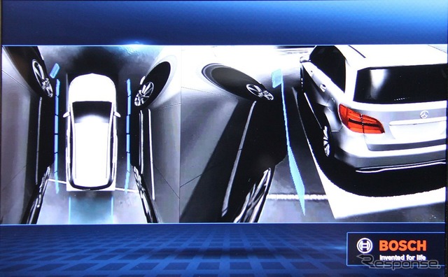 駐車支援の3Dマルチビューモニター