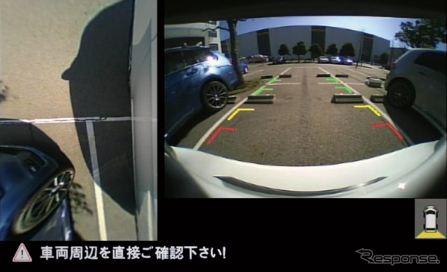 VW ゴルフ向け駐車支援カメラシステム サラウンドアイ