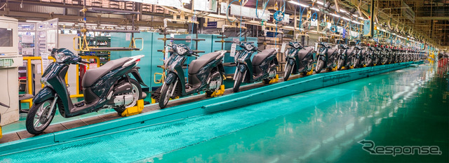 ホンダベトナム、二輪車生産工場