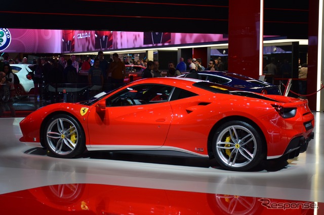 フェラーリ 488 GTB ミハエル・シューマッハ仕様(パリモーターショー16)
