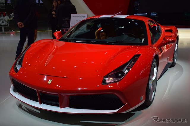 フェラーリ 488 GTB ミハエル・シューマッハ仕様(パリモーターショー16)