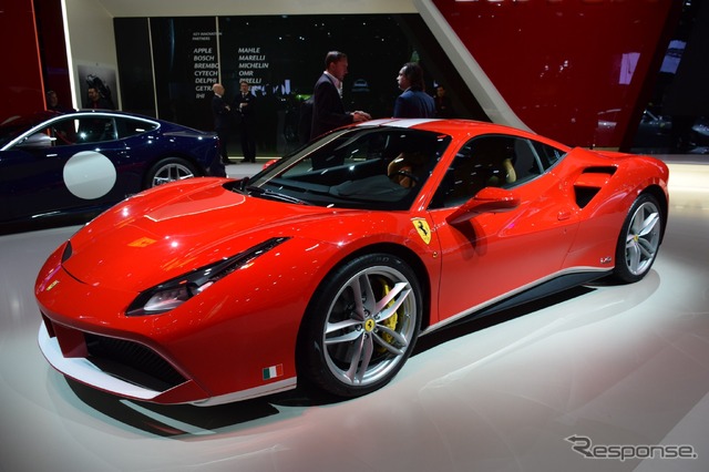 フェラーリ 488 GTB ミハエル・シューマッハ仕様(パリモーターショー16)