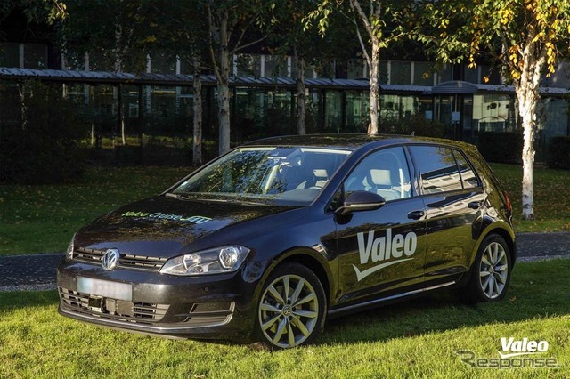 ヴァレオの自動運転車両Cruise4U。VWゴルフがベース