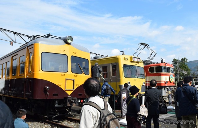 西武鉄道の横瀬車両基地イベントは11月5日に行われる。写真は昨年のイベントの様子。