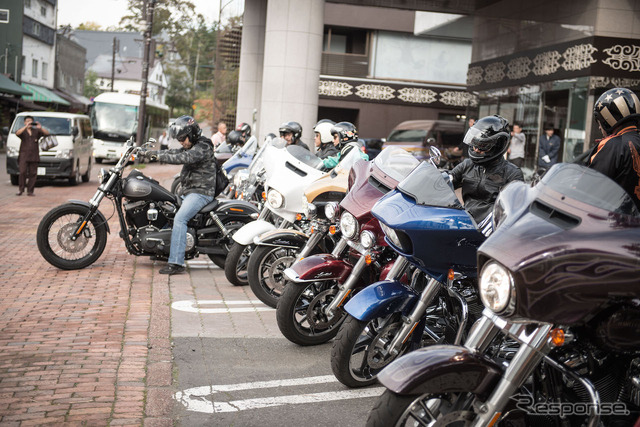 2日間にて600km超をライディングしたHDJのメディアツアー。