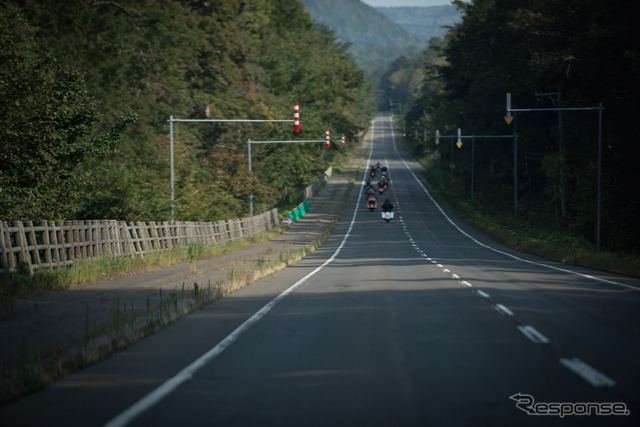 2日間にて600km超をライディングしたHDJのメディアツアー。