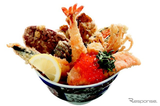 09 天ぷら けやき三種の秋天丼(秋色散歩) 10 天ぷら けやき季節の天丼(晩秋詩)