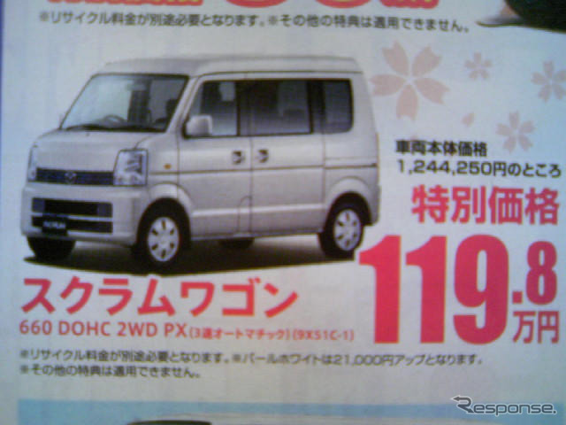 【新車値引き情報】お早うございます。このプライスでこの新車を購入できる!!