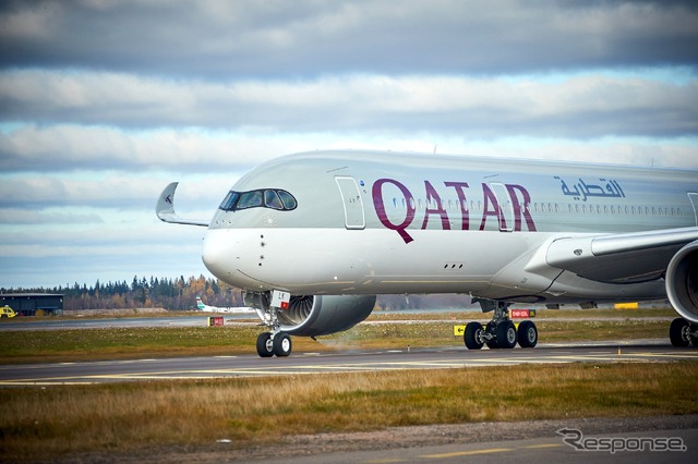 カタール航空、ドーハ＝ヘルシンキ線を新規開設（ヘルシンキ空港）　source: Qatar Airways