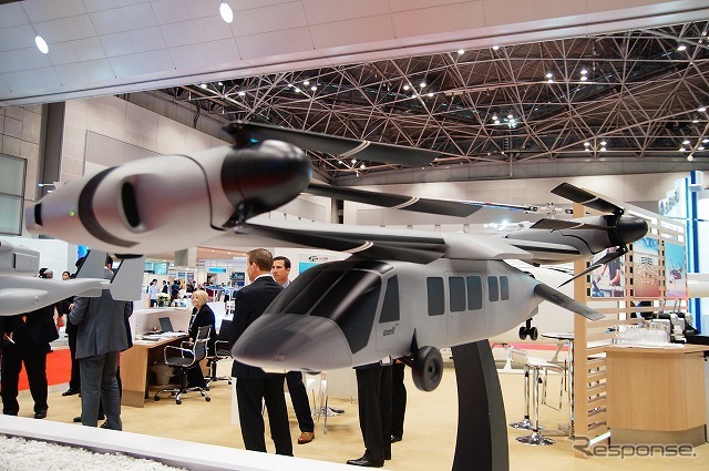 V-22オスプレイと同様、主翼には折り畳み機能がある。