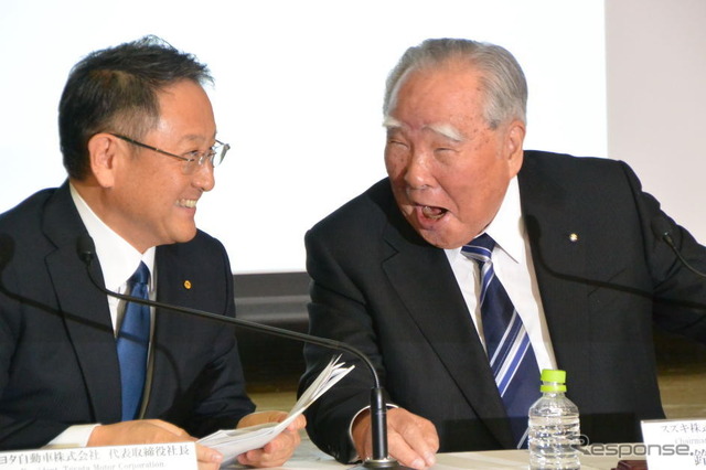 トヨタ自動車 スズキ 共同会見