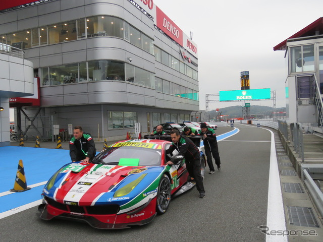 WEC第7戦富士、開幕前日の模様。