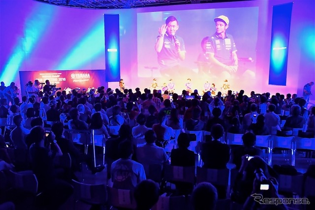 150名のプレミアムカスタマーが招待された YAMAHA MotoGP FAN MEETING 2016。