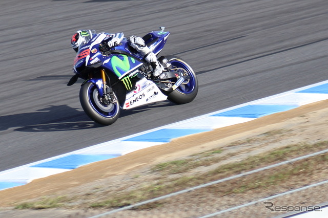 【MotoGP 第15戦日本】ロッシが大逆転でポールポジションを獲得、マルケスは不運に泣く