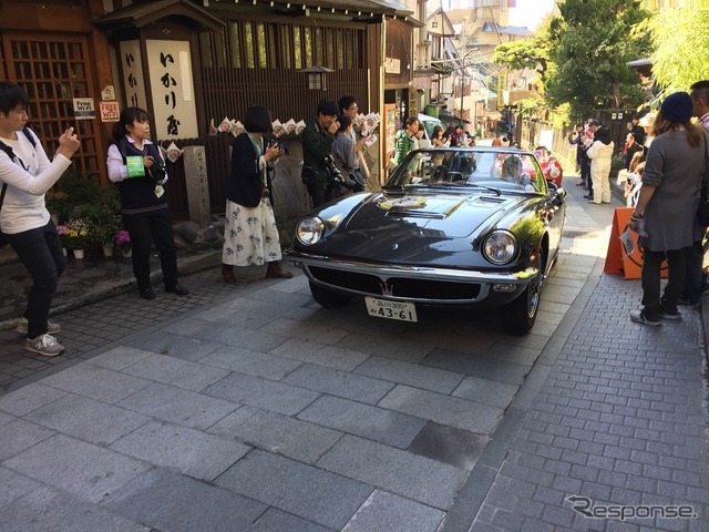 大変貴重なマセラティ・ミストラルスパイダー。