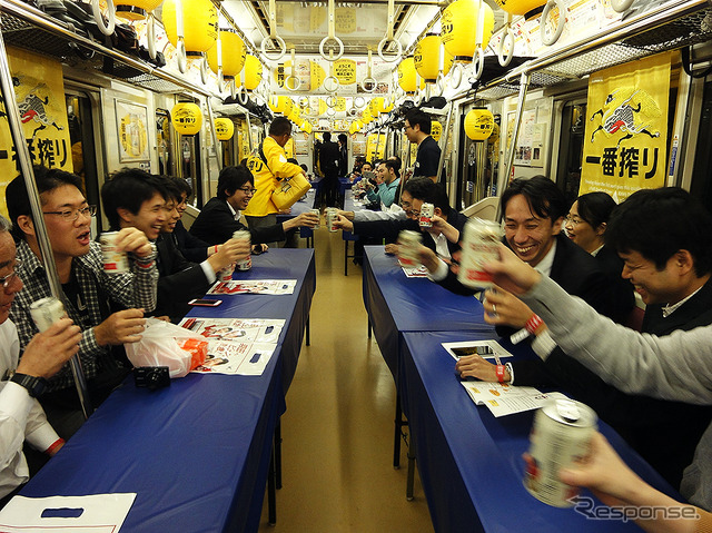「京急×キリンビール横浜工場90周年記念ビール電車」(10月14日 金曜夜、京急大師線ほか)