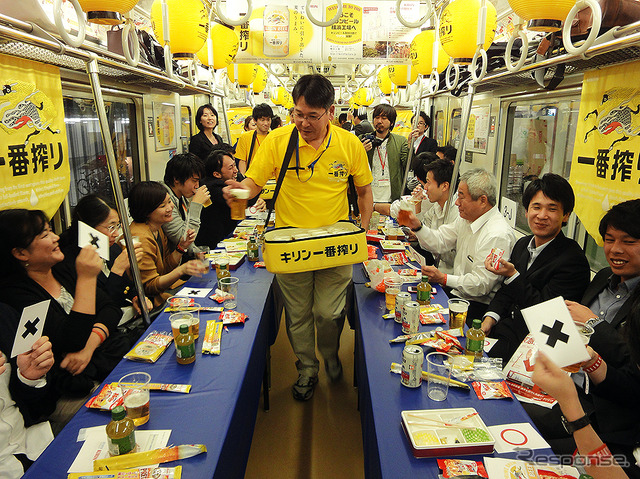 「京急×キリンビール横浜工場90周年記念ビール電車」(10月14日 金曜夜、京急大師線ほか)