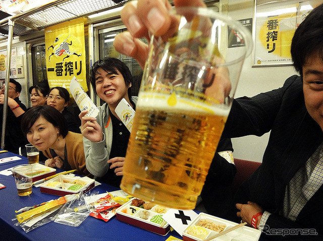 「京急×キリンビール横浜工場90周年記念ビール電車」(10月14日 金曜夜、京急大師線ほか)
