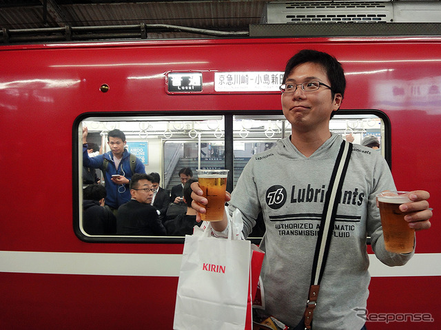 「京急×キリンビール横浜工場90周年記念ビール電車」(10月14日 金曜夜、京急大師線ほか)