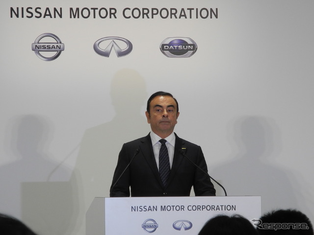 日産自動車のカルロス・ゴーン社長