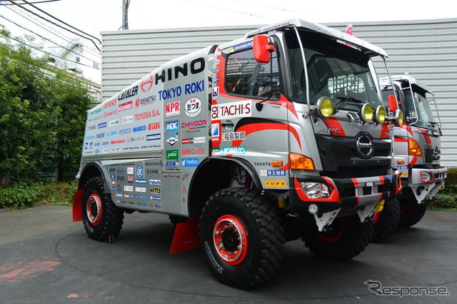 日野チームスガワラ ダカールラリー2017 参戦車両