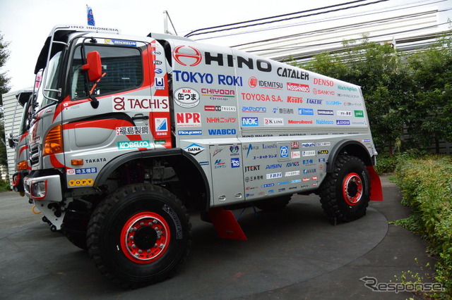 日野チームスガワラ ダカールラリー2017 参戦車両 2号車