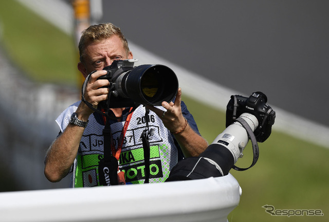 “F1日本GPを撮る” Getty Imagesのクライブ・メイソン
