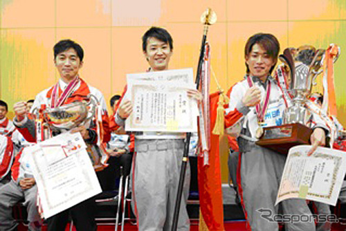 総合優勝を果たした九州日野