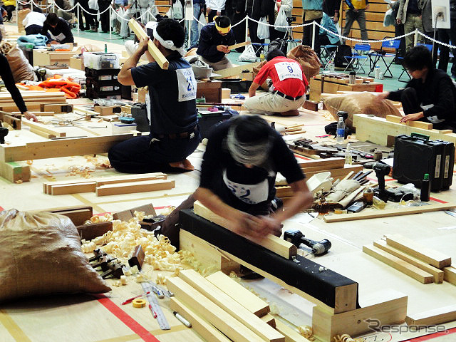 技能五輪全国大会(10月21~24日) 「建築大工」競技