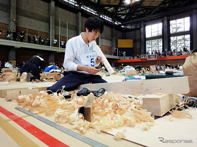技能五輪全国大会(10月21~24日) 「建築大工」競技