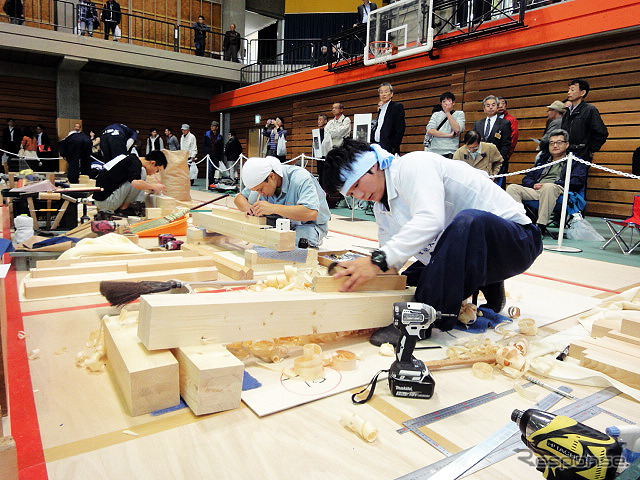技能五輪全国大会(10月21~24日) 「建築大工」競技