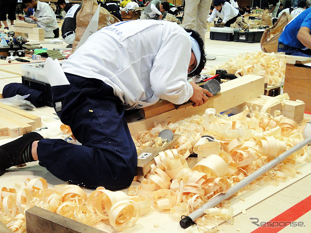 技能五輪全国大会(10月21~24日) 「建築大工」競技