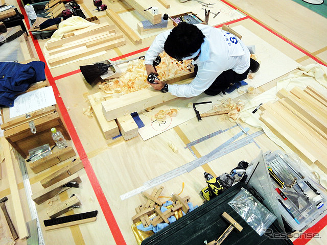 技能五輪全国大会(10月21~24日) 「建築大工」競技