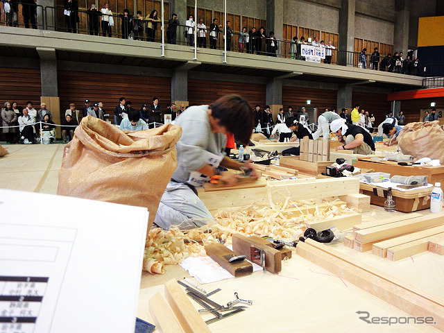技能五輪全国大会(10月21~24日) 「建築大工」競技