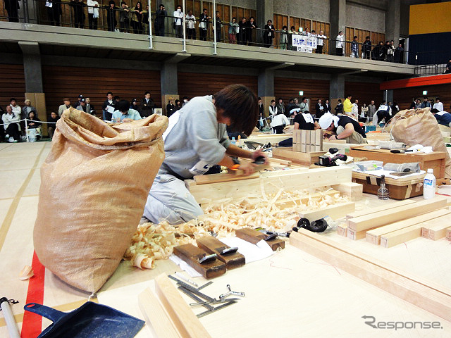 技能五輪全国大会(10月21~24日) 「建築大工」競技