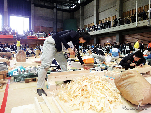 技能五輪全国大会(10月21~24日) 「建築大工」競技