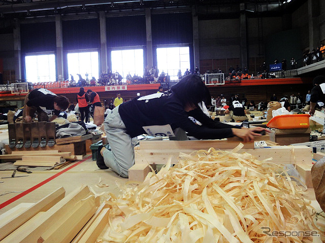 技能五輪全国大会(10月21~24日) 「建築大工」競技
