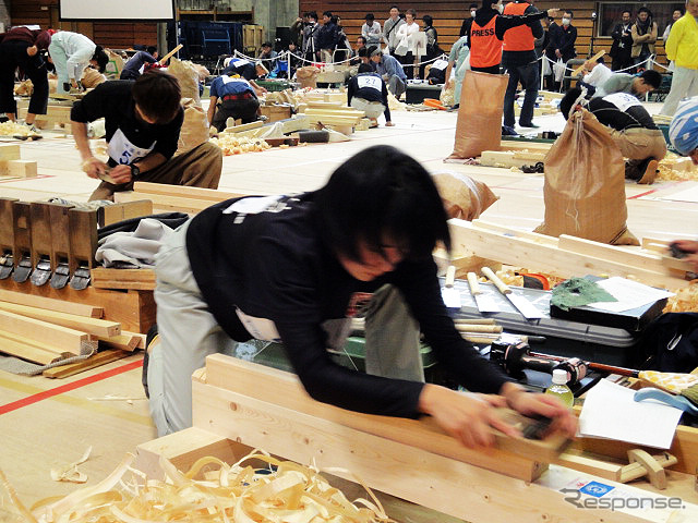 技能五輪全国大会(10月21~24日) 「建築大工」競技