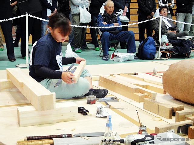 技能五輪全国大会(10月21~24日) 「建築大工」競技