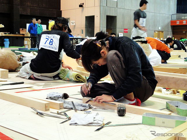 技能五輪全国大会(10月21~24日) 「建築大工」競技
