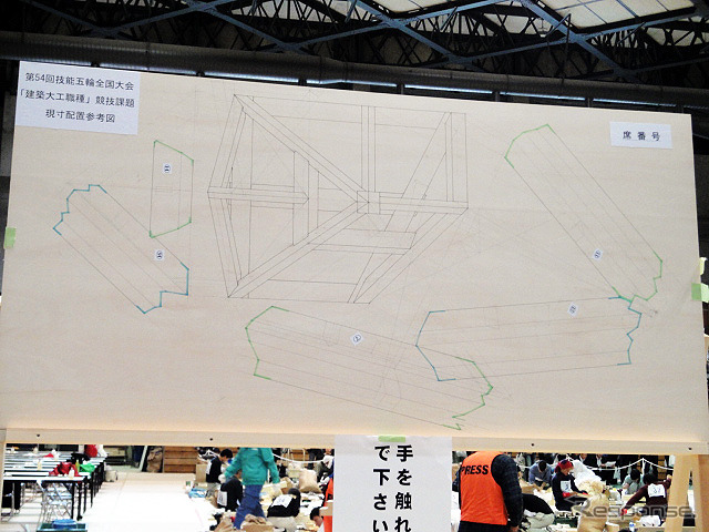 技能五輪全国大会(10月21~24日) 「建築大工」競技