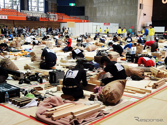 技能五輪全国大会(10月21~24日) 「建築大工」競技