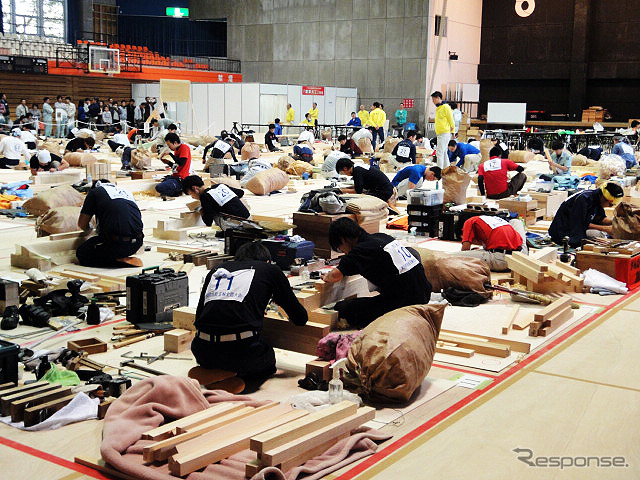 技能五輪全国大会(10月21~24日) 「建築大工」競技