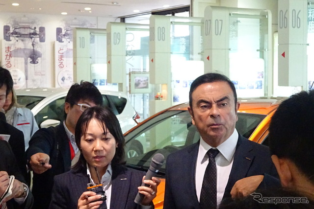 ゴーン社長 《撮影 池原照雄》