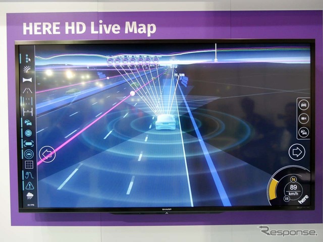 『HERE HD LiveMap』多くの車両が情報をアップすることで情報精度は飛躍的にレベルアップしていく