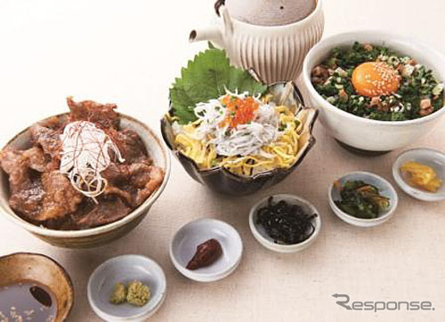 第1回グランプリ 常磐自動車道友部SA(上り線)「“茨城を食べつくそう”栄光の丼」1240円
