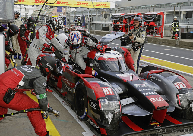 今季のWECを戦っている「アウディR18」。