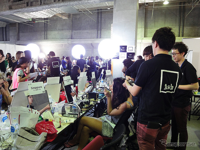 2016ミス・インターナショナル世界大会 バックヤード(10月27日、東京ドームホテル)